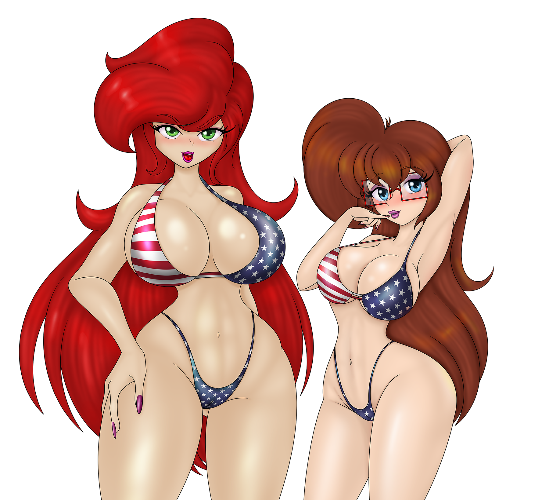 Happy 4th of July, from Red and Mel!